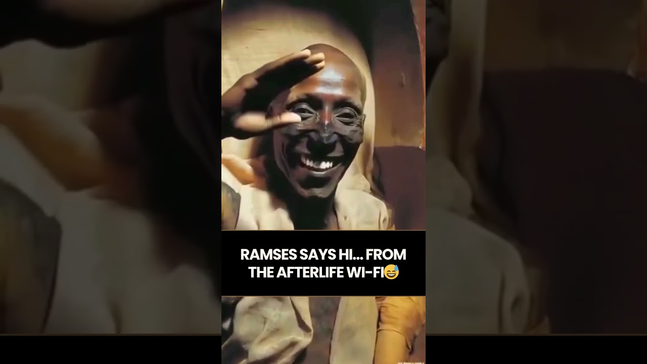 Ramses says hello… but he’s still wondering why you never text back! 🤔👋