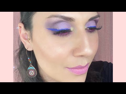 MAQUILLAJE MORADO-Bren EsAv