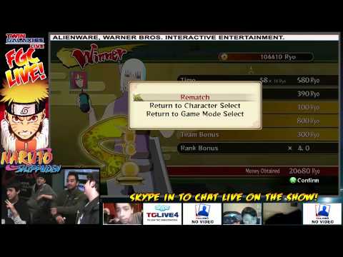 FGC LIVE at Twin Galaxies Live featuring Naruto Shippuden: Ultimate Ninja Storm Revolution