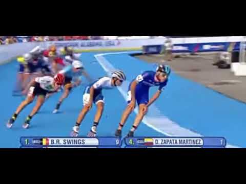 10k points 2022 championship Elimination Final Men. Swing won.#speedskating #sports #carrera #world,