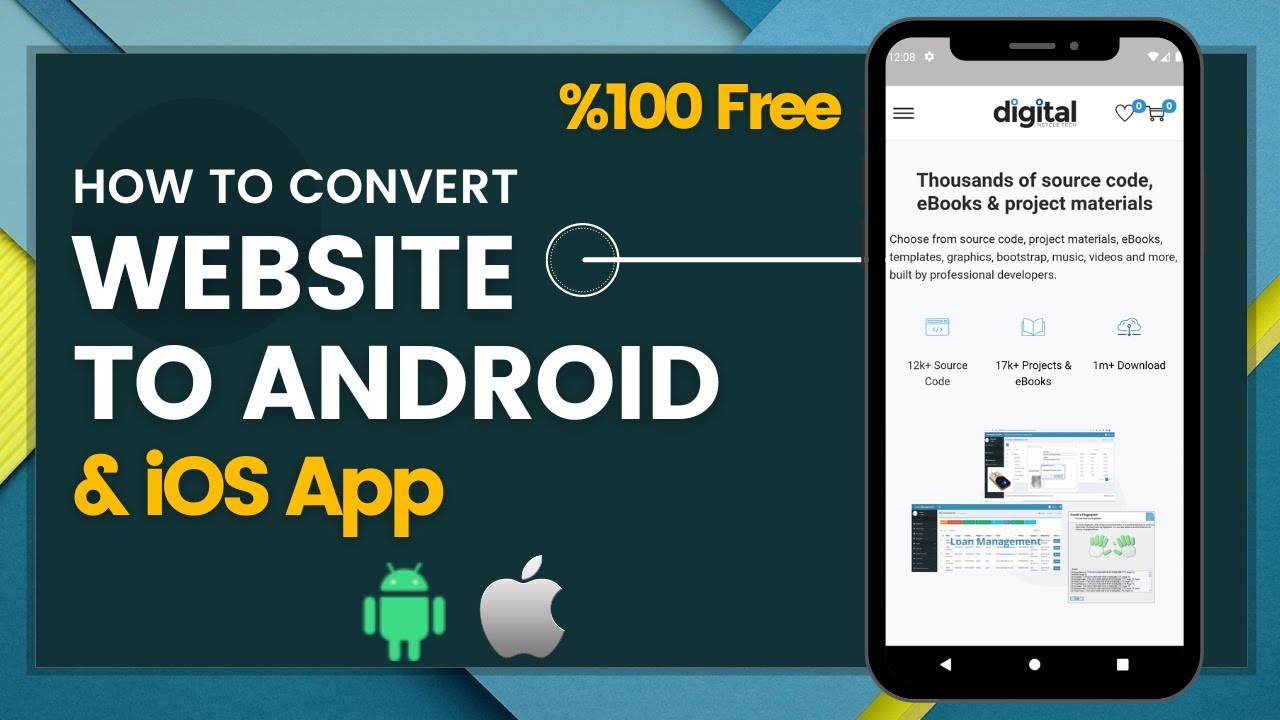 How to convert website to Android and iOS App using Flutter