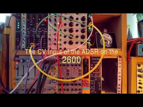 Hydrasynth arpeggiator driving the 2600 with 2hp DIV