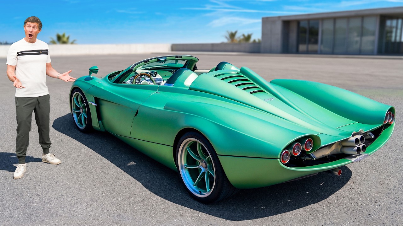 NEW Pagani Codalunga Speedster: 864hp twin-turbo V12!