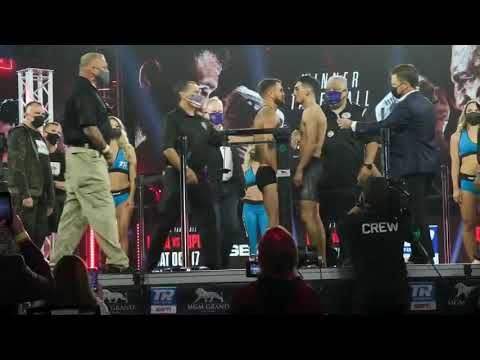 Otro alguno del pesaje de Teofimo López y Vasyl Lomachenko #Lomalopez