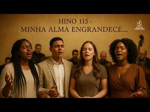 Hino 115 CCB - Minha Alma Engrandece (estilo Coral Americano)