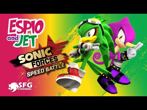 Sonic Forces Speed Battle || Espio and Jet Compillation Battle