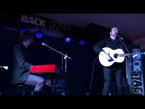 Damian Wilson & Adam Wakeman Written In Anger Backstage Kinross 02 02 2018