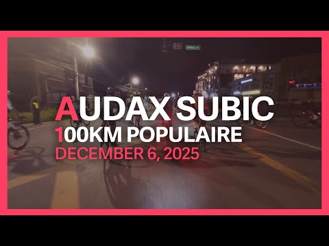 AUDAX SUBIC 2025 100 KM POPULAIRE