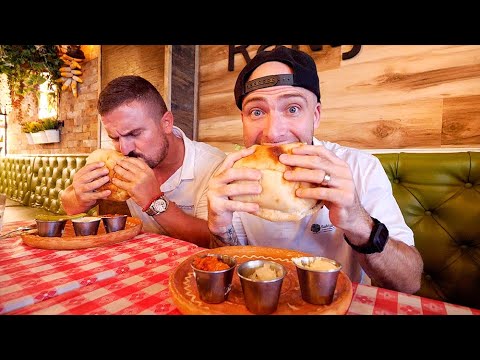 Eating BALKAN FOOD for 24 HOURS!! Burek, Cevapcici & Rakija | Miami, Florida