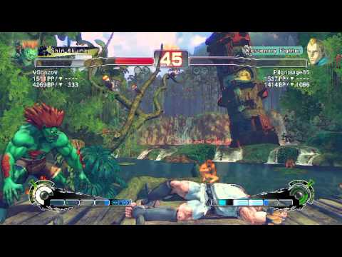 Ultra Street Fighter IV battle: Blanka vs Abel