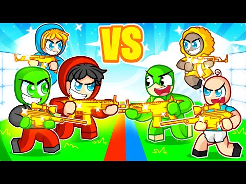 PALION i LEON i OLEK vs DEYV i LOLO i BOLO w ROBLOX RIVALS!