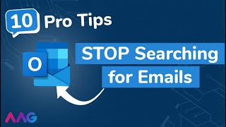 Stop searching emails in Outlook and use search folders