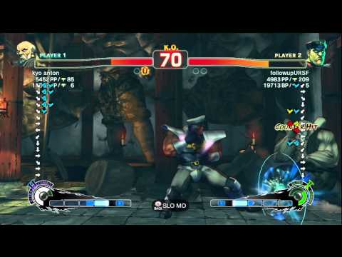anton (Gouken) vs followupURSF (Bison) AE2012 Ranked Match *720p HD*