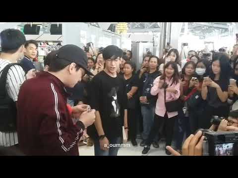 Krist - Singto at Bkk airport (2018/03/16)