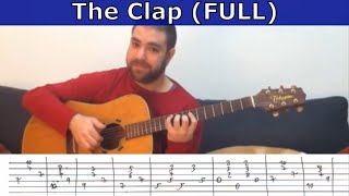 Tutorial: The Clap (Yes / S. Howe) - Guitar Lesson w/ TAB