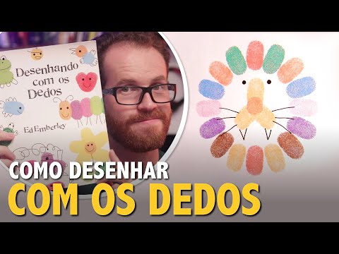 Como desenhar com os dedos, sem saber desenhar | Literatura infantil