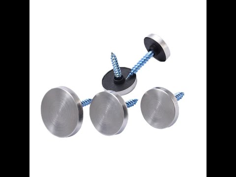 stainless steel mirror nails #furniture #cap #screw #glass
