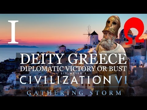 Omega Alden Plays Civilization 6 Gathering Storm - Pericles Greece - Part 1