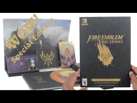 Unboxing Fire Emblem Three Houses Seasons of Warfare Edition - Nintendo Switch
