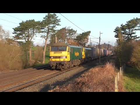 90016/90041 4m27 Coatbridge - Daventry, Sat. 17th November 2018