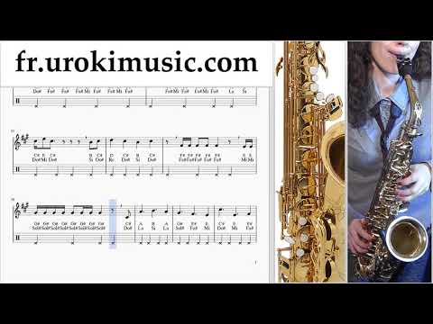 Cours de Saxophone (Ténor) LSD - Thunderclouds ft. Sia, Diplo, Labrinth Tuto Partitions um-i829
