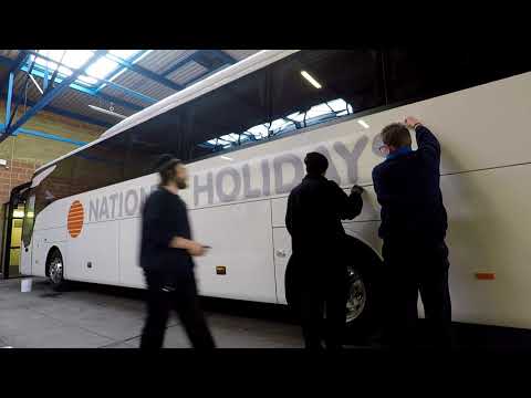 National Holiday Tourismo Livery - By Simply Stripes Signmakers