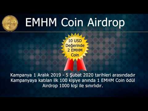 Emhm Coin Airdrop ( The campaign runs from 1 december 2019 to 5 February 2020 )