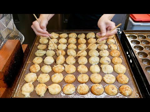 Cómo se hace el takoyaki de Tamaya con el dashi perfecto🐙