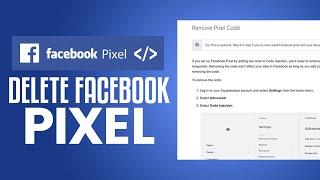 How To Delete Facebook Pixel (EASY TUTORIAL)