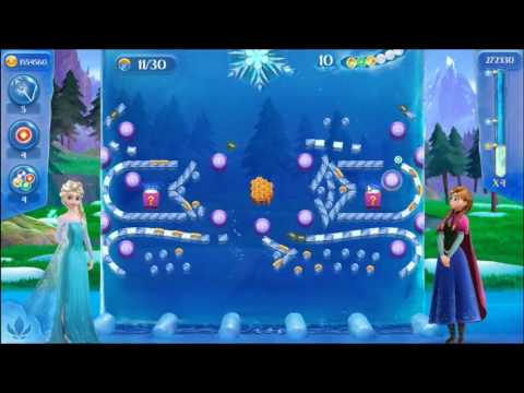 Frozen Free Fall: Icy Shot Level 218 - NO BOOSTERS ☃☃☃