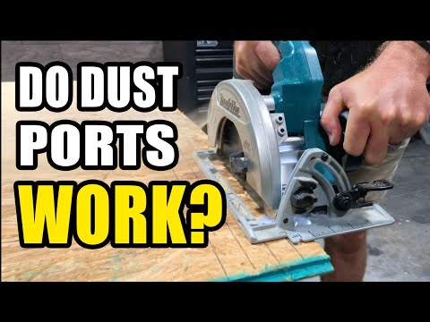 Do Dust Ports Work? Benefits of Using a Dust Extractor or Vacuum with Saws