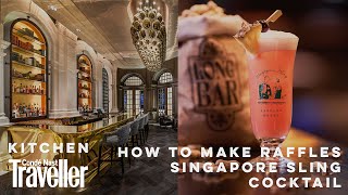 How to make a Singapore Sling: the original Raffles recipe | Condé Nast Traveller