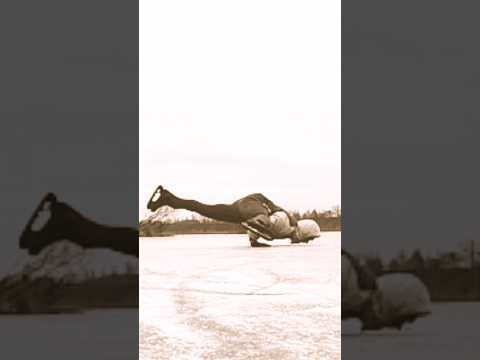 handstand on yoga #handstand #yoga #balance #standing #nails #shorts