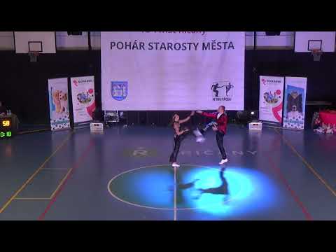 Kat. A,  Taneční sestava, 1. místo Lukáš Sláma - Viktorie Zadáková  [www.rokenrol.cz]