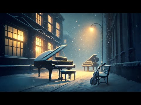 Deep Winter Echoes: Two Piano & cello Jazz (Very Slow & Melancholic)