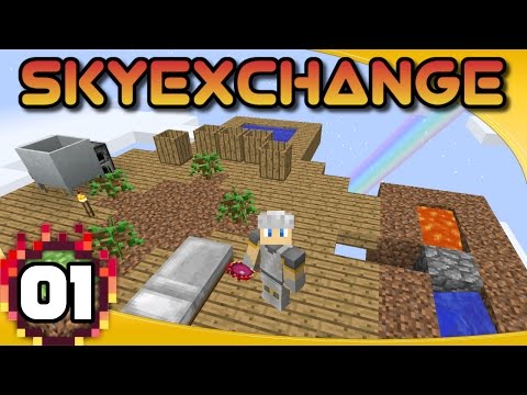 SkyExchange - Ep. 1: A Different Kind of Skyblock! | Minecraft 1.10.2 Skyblock Modpack