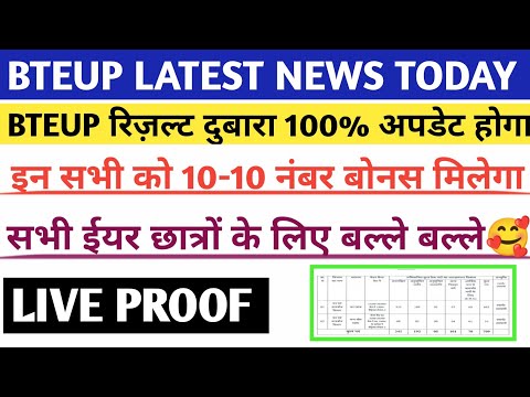 Bteup Scrutiny & Recheck फॉर्म date 2023 | bteup scrutiny re-evaluation form 2023 | bteup news today
