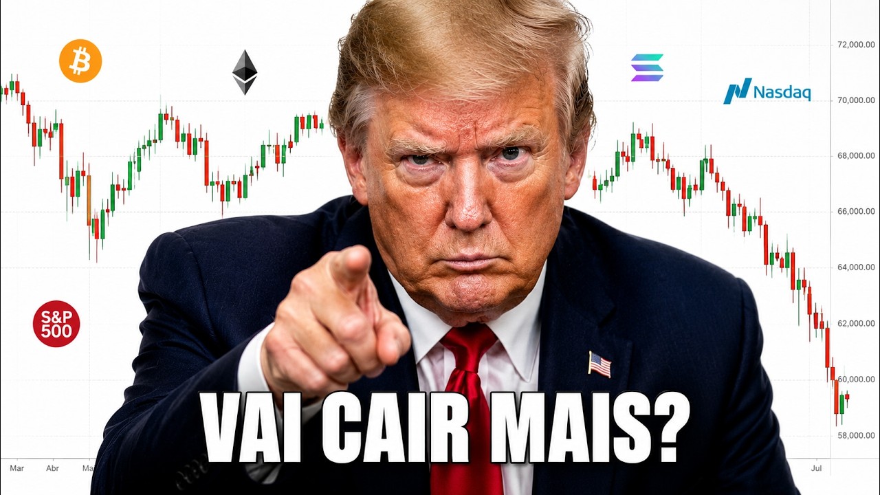 TRADING AO VIVO: VAI CAIR MAIS? BITCOIN, SP500, NASDAQ, OURO, FOREX