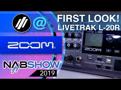ZOOM LIVETRAK L-20R Live Rackmount Podcast Digital Mixer / Recorder with App image 7