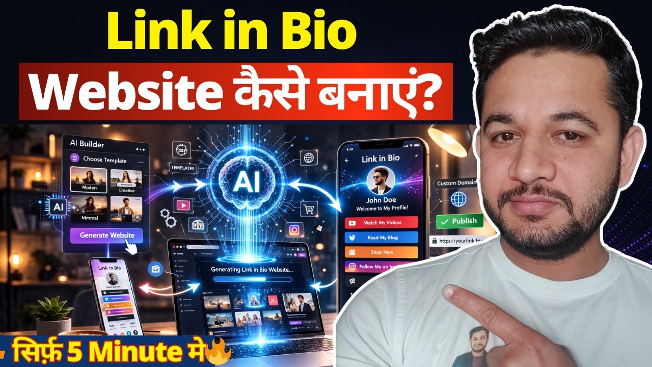 Create a Stunning Link in Bio Website in 5 Minutes with Hostinger AI Builder (No Coding!)