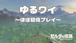 【ゼルダ】ブレワイ、ほぼ初見でゆるくやります
