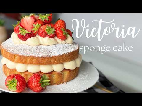 British Summer Classic: Victoria Sponge Cake Recipe [EASY]