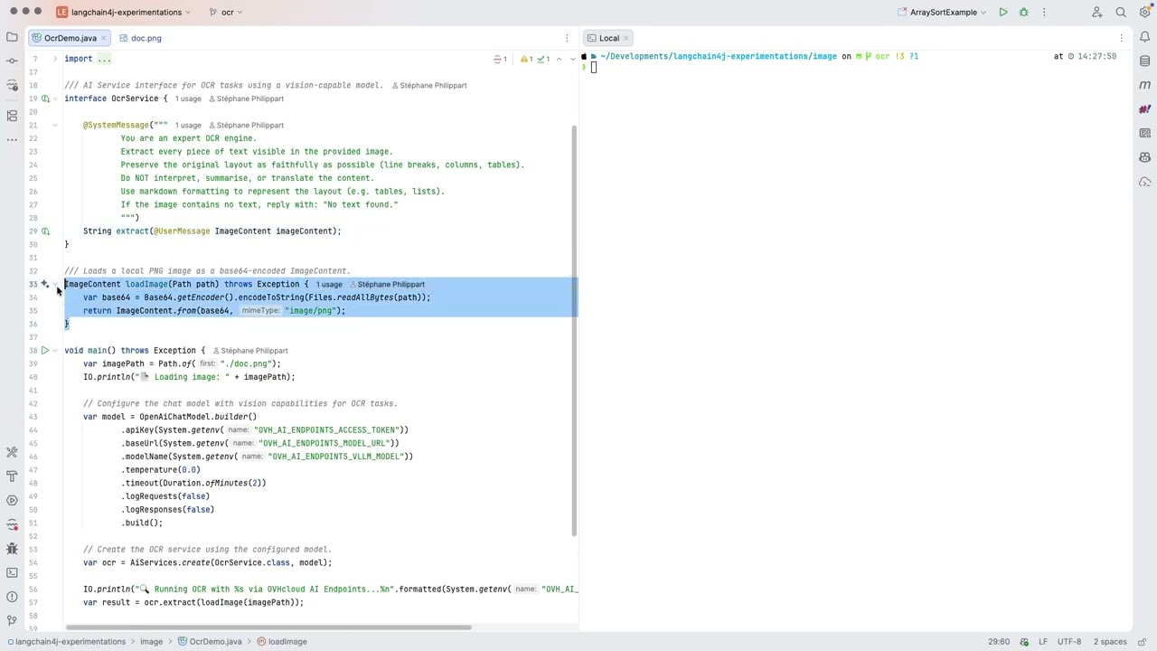 📜 OCR Demo with Qwen2.5-VL-72B-Instruct model by OVHCloud AI Endpoints 📜