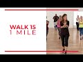 Walk At Home: Walk 15 | 1 Mile Walking Exercise