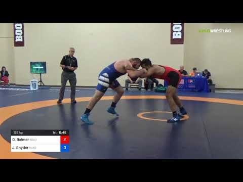 2018 Marine Corps US Open/Senior Men's Freestyle 125 Con 16 #2 - Dominic Balmer (Road) Vs. Jarrod