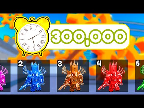 How Many ULTIMATE TITANS for 100,000 CLOCKS In Toilet Tower Defense