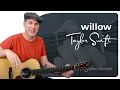 willow Guitar Lesson | Taylor Swift