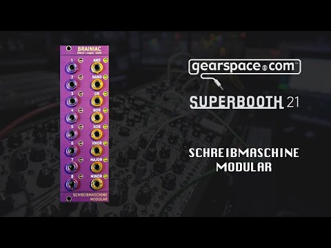Schreibmaschine Modular - Gearspace @ Superbooth 2021