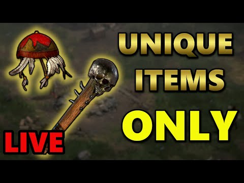 Goblin's First Livestream - D2R Uniques Only