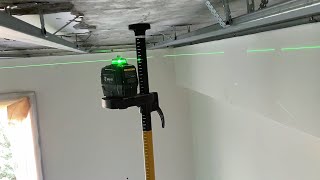 מוט  לפלס לייזר | מוט רצפה תקרה | עבודות גבס